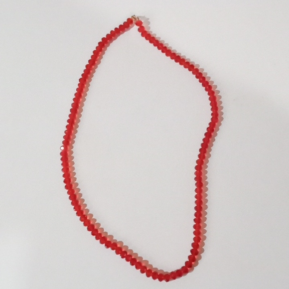 A Bag Of Dark Red Color Glass Beads (Weight is 2 Pounds) - Picture 4 of 7